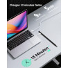 Stylet pour iPad 9e/10e Génération, Charge Rapide en 13 Minutes, Pencil pour Apple iPad (2018-2025) 10/9/8/7/6e Génération, iPad