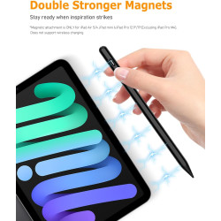 Stylet pour iPad 9e/10e Génération, Charge Rapide en 13 Minutes, Pencil pour Apple iPad (2018-2025) 10/9/8/7/6e Génération, iPad