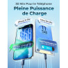 LISEN 240W Cable USB C Charge Rapide, 1m PD 5A Cable USB C vers USB C Câble Chargeur USBC Nylon Tressé pour iPhone 17 16 Samsung