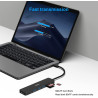 BENFEI Hub USB C Adaptateur Compatible avec iPhone 15/16 Plus Pro Max, MacBook iPad Pro Air, multiport USB-C 7 en 1, Noir, avec 