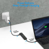 BENFEI Hub USB C Adaptateur Compatible avec iPhone 15/16 Plus Pro Max, MacBook iPad Pro Air, multiport USB-C 7 en 1, Noir, avec 