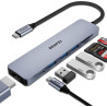 BENFEI Hub USB C 7 en 1, Adaptateur multiport USB-C, avec HDMI (certifié 4K @ 60Hz), Alimentation 100 W, 3 Ports USB 3.0 5 Gbps/