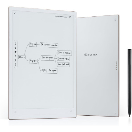 iFLYTEK AINOTE 2 Smart E-Ink Tablet 10,7" | Bloc-notes numérique ultra-fin pour professionnels | Transcription IA, traduction et