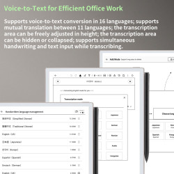 iFLYTEK AINOTE 2 Smart E-Ink Tablet 10,7" | Bloc-notes numérique ultra-fin pour professionnels | Transcription IA, traduction et