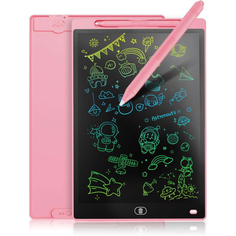 Tablette D'écriture LCD Colorée 8,5 Pouces, Planche À Dessin Effaçable Portable, Tablette Graphique Éducative, Cadeau Anniversai