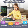 [Lot de 2] Genialba Tablette D'écriture LCD Colorée 12 Pouces, Planche À Dessin Effaçable Portable, Tablette Graphique Éducative