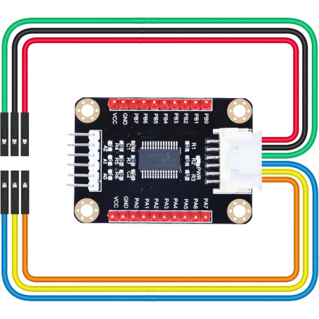 CQRobot MCP23017 IO Expansion Board Compatible with Raspberry Pi/Micro:bit/Arduino/STM32. I2C Interface Control, 2 Signal Pins I