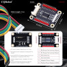 CQRobot MCP23017 IO Expansion Board Compatible with Raspberry Pi/Micro:bit/Arduino/STM32. I2C Interface Control, 2 Signal Pins I