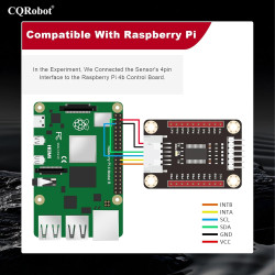 CQRobot MCP23017 IO Expansion Board Compatible with Raspberry Pi/Micro:bit/Arduino/STM32. I2C Interface Control, 2 Signal Pins I