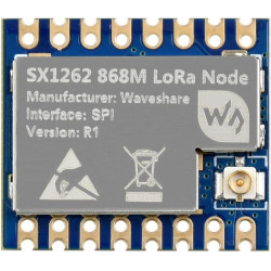 Waveshare Module LoRa Core1262-868M, bande EU868, longue portée, haute anti-interférence, construction d'un réseau LoRa avec pas