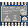 Waveshare Module LoRa Core1262-868M, bande EU868, longue portée, haute anti-interférence, construction d'un réseau LoRa avec pas