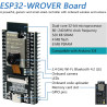 Freenove ESP32 Kit Dev CAM Board Super Starter Kit, Microcontrôleur à Double Noyau 32 Bits 240 MHz, Caméra Embarquée WiFi + BT, 