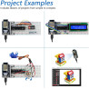 Freenove ESP32 Kit Dev CAM Board Super Starter Kit, Microcontrôleur à Double Noyau 32 Bits 240 MHz, Caméra Embarquée WiFi + BT, 