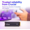 Crucial P310 PS5 SSD 4To PCIe Gen4 NVMe M.2 avec Dissipateur, jusqu’à 7.100 Mo/s, compatible avec PlayStation 5, Ordinateur de B