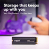 Crucial P310 PS5 SSD 4To PCIe Gen4 NVMe M.2 avec Dissipateur, jusqu’à 7.100 Mo/s, compatible avec PlayStation 5, Ordinateur de B