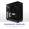NZXT H6 Flow | CC-H61FB-01 | Boîtier Moyen-Tour Compact Double Chambre Airflow | Panneaux panoramiques en Verre | Panneaux Airfl
