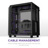 NZXT H6 Flow | CC-H61FB-01 | Boîtier Moyen-Tour Compact Double Chambre Airflow | Panneaux panoramiques en Verre | Panneaux Airfl