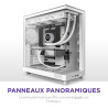 NZXT H6 Flow | CC-H61FW-01 | Boîtier Moyen-Tour Compact Double Chambre Airflow | Panneaux panoramiques en Verre | Panneaux Airfl