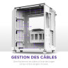NZXT H6 Flow | CC-H61FW-01 | Boîtier Moyen-Tour Compact Double Chambre Airflow | Panneaux panoramiques en Verre | Panneaux Airfl