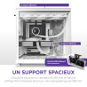 NZXT H6 Flow | CC-H61FW-01 | Boîtier Moyen-Tour Compact Double Chambre Airflow | Panneaux panoramiques en Verre | Panneaux Airfl