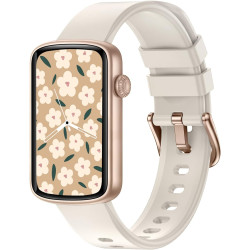 Montre Podometre Femme Montre Connectée 24 Modes Sportifs 1,47" Smartwatch Moniteur d'Activité Fréquence Cardiaque Surveillance 