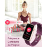 Montre Connectée Femme Montre Sport Bracelet Connecté Podometre Cardiofrequencemetre Oxymetre Trackers d'Activité Smartwatch Eta