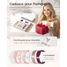 Iaret Montre Connectée Femme, 7 Bracelets, 1.83" Smartwatch, Fonction Féminine, Appels HD, 110+ Modes Sport, Podometre, Moniteur