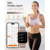 Iaret Montre Connectée Femme, 7 Bracelets, 1.83" Smartwatch, Fonction Féminine, Appels HD, 110+ Modes Sport, Podometre, Moniteur