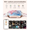 Iaret Montre Connectée Femme, 7 Bracelets, 1.83" Smartwatch, Fonction Féminine, Appels HD, 110+ Modes Sport, Podometre, Moniteur