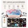 Iaret Montre Connectée Femme, 4 Bracelets, 1.83" Smartwatch, Fonction Féminine, Appels HD, 110+ Modes Sport, Podometre, Moniteur