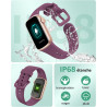 Montre Connectée Femme Homme, 1,47'' Smartwatch avec 137+ Modes Sportifs, Fitness Tracker avec Cardiofréquencemètre, Sommeil, Po