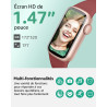 IMFRCHCS Montre Connectée Femme Homme, 1,47" Fitness Tracker avec 137 + Modes de Sport, Montre Intelligente avec Moniteur de Fré