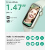 IMFRCHCS Montre Connectée Femme Homme, 1,47" Fitness Tracker avec 137 + Modes de Sport, Montre Intelligente avec Moniteur de Fré