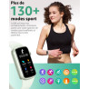 IMFRCHCS Montre Connectée Femme Homme, 1,47" Fitness Tracker avec 137 + Modes de Sport, Montre Intelligente avec Moniteur de Fré