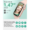 IMFRCHCS Montre Connectée Femme Homme, 1,47" Fitness Tracker avec 137 + Modes de Sport, Montre Intelligente avec Moniteur de Fré