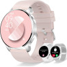 Montre connectée femme appels bleutooth notification intelligente 3 bracelet smartwatch pour android ios montre sport podomètre 