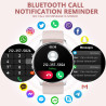 Montre connectée femme appels bleutooth notification intelligente 3 bracelet smartwatch pour android ios montre sport podomètre 
