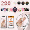 Montre connectée femme appels bleutooth notification intelligente 3 bracelet smartwatch pour android ios montre sport podomètre 