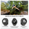 Garmin Instinct E - Montre GPS Robuste et connectée – Noir avec Bracelet Gris Charbon – Boîtier 40 mm