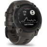 Garmin Instinct E - Montre GPS Robuste et connectée – Noir avec Bracelet Gris Charbon – Boîtier 40 mm