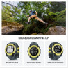 Garmin Instinct E - Montre GPS Robuste et connectée – Citron avec Bracelet Bleu crépuscule – Boîtier 40 mm