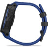 Garmin Instinct 3, AMOLED (édition limitée) - Montre GPS Robuste et connectée – Noire avec Bracelet Bleu électrique – Boîtier 45