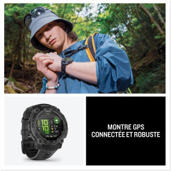 Garmin instinct 3,45mm,amoled,noir bezel with noir band