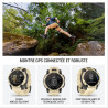 Garmin Instinct 3, AMOLED (édition limitée) - Montre GPS Robuste et connectée – Sable avec Bracelet Silicone Sable– Boîtier 45 m