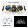 Garmin Instinct 3, AMOLED (édition limitée) - Montre GPS Robuste et connectée – Sable avec Bracelet Silicone Sable– Boîtier 45 m