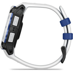 Garmin instinct 3 gps 45mm smartwatch, solar, blancstone