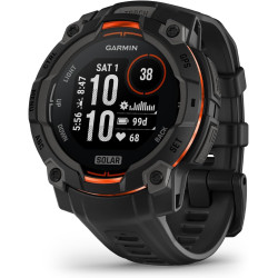 Garmin instinct 3 gps 45mm smartwatch, solar, noir