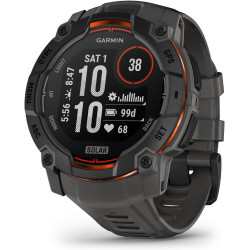 Garmin instinct 3 gps 50mm smartwatch, solar, noir bezel