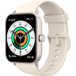 Kalinco montre connectée femme homme avec alexa intégré, 1,8" smartwatch avec appel bleutooth, podometre/fréquence cardiaque/som