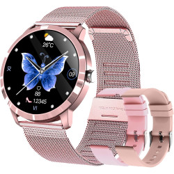 Montre Connectée Homme Femme,Smartwatch Compatible Samsung Huawei Xiaomi Android iOS Podometre Montre Sport Cardiofrequencemetre